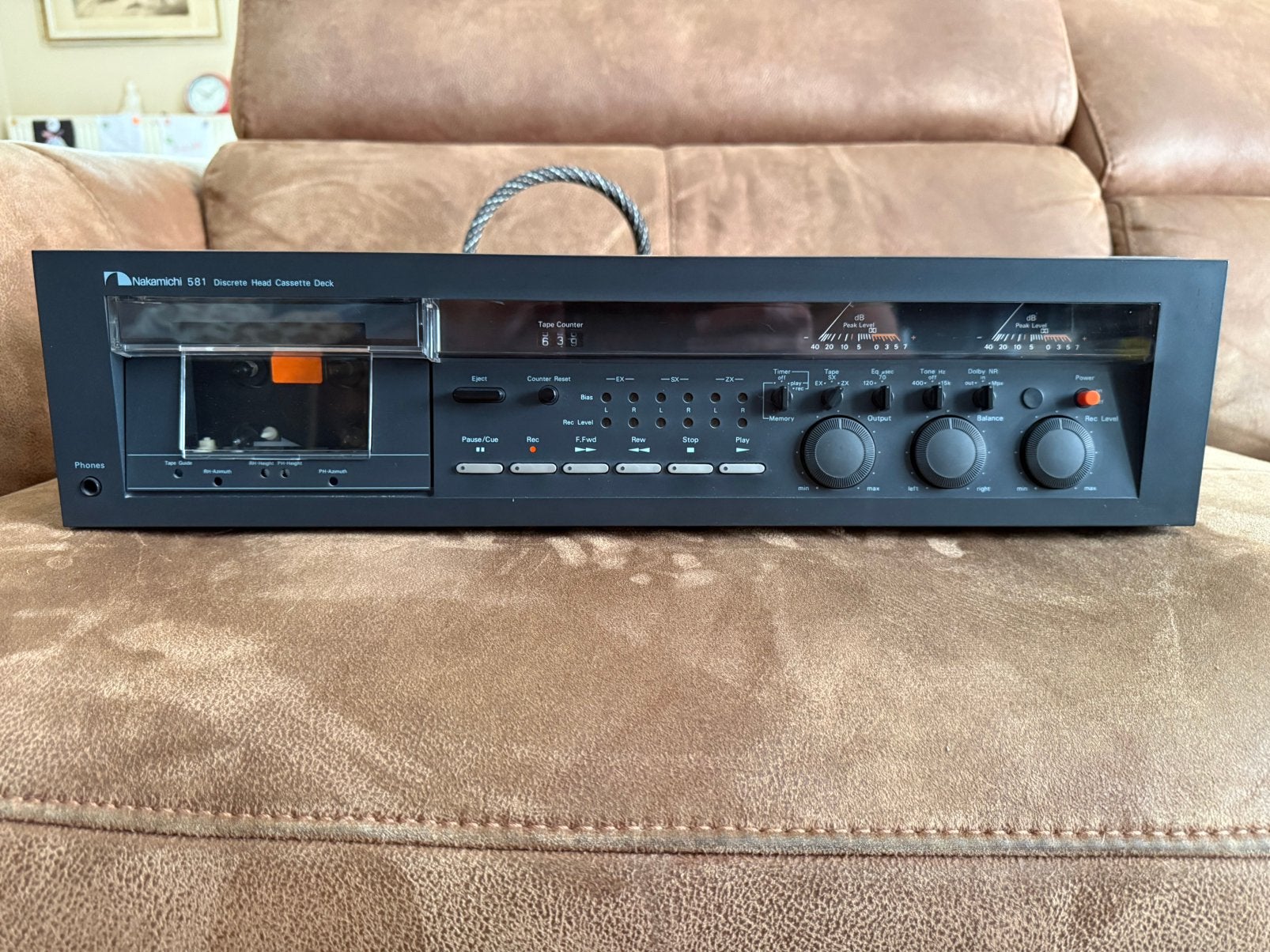Nakamichi 581 - Cassettedeck - Perfecte staat, Audio, Tv en Foto, Ophalen, Dubbel, Overige merken