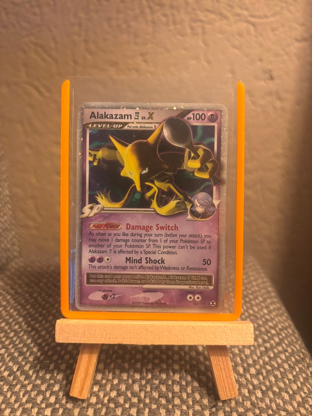 Alakazam 103/111 LV.X Pokemon kaart - Stormfront, Ophalen of Verzenden, Zo goed als nieuw, Meerdere kaarten