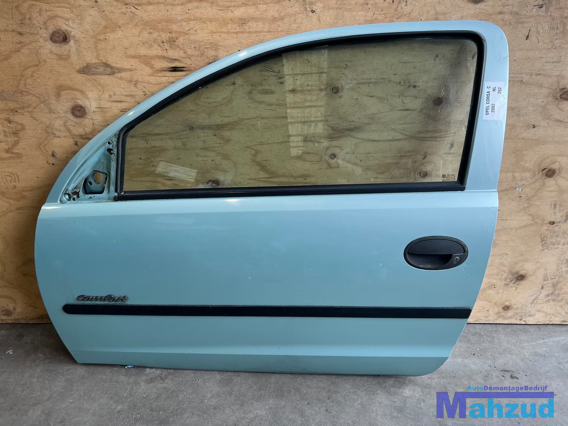 OPEL CORSA C Blauw links deur 3deurs 2000-2005, Auto-onderdelen, Gebruikt, Deur, Opel Automobile GmbH, Kontakt@opel-infoservice.de