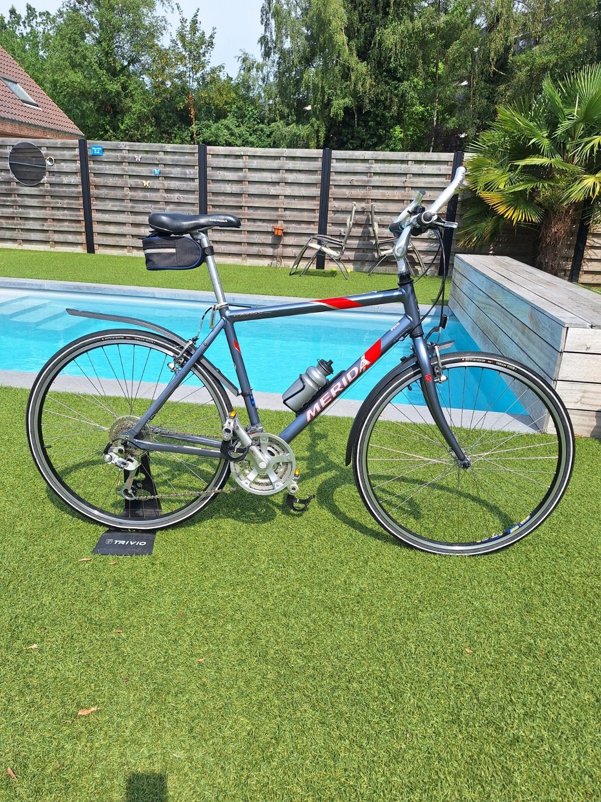 Merida heren sportfiets, Fietsen en Brommers, 28 inch, Velgrem, 49 tot 53 cm, Zo goed als nieuw