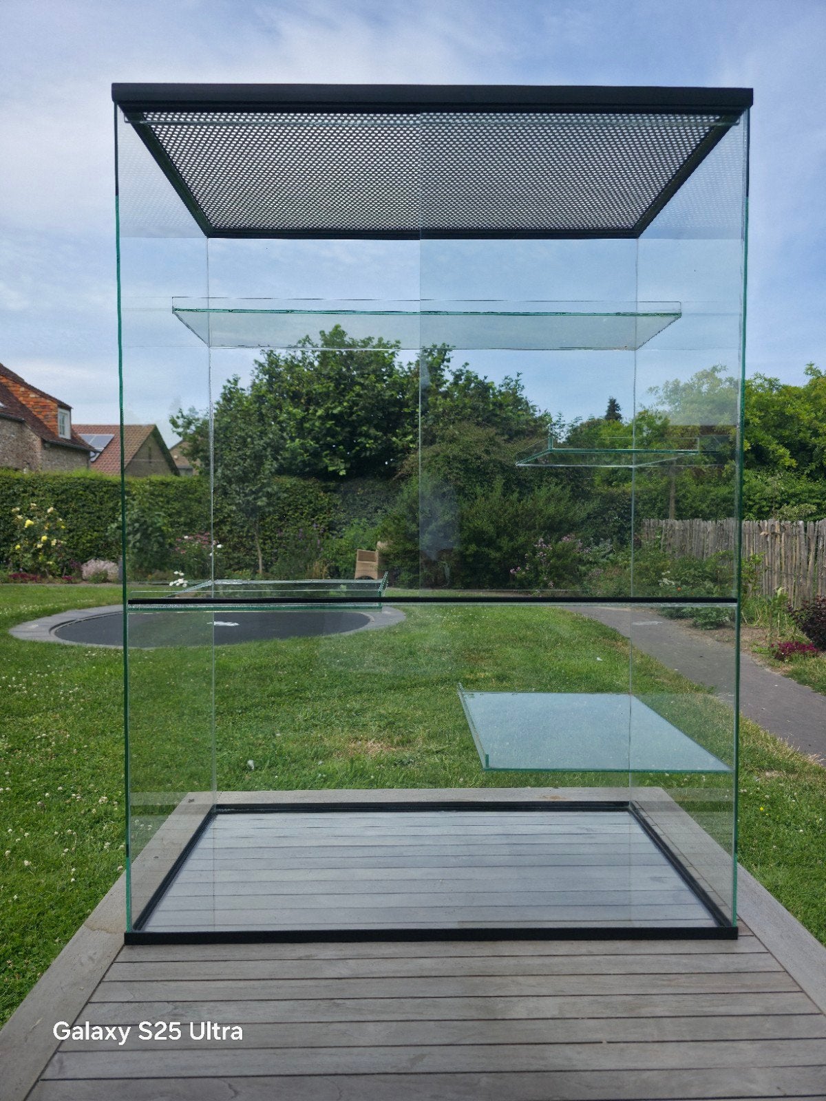 Glazen kooi voor gerbil of hamster, Enlèvement, Comme neuf, Cage, Hamster