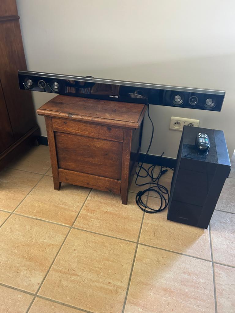 Bar de son avec caisson basse, TV, Hi-fi & Vidéo, Enlèvement, Comme neuf
