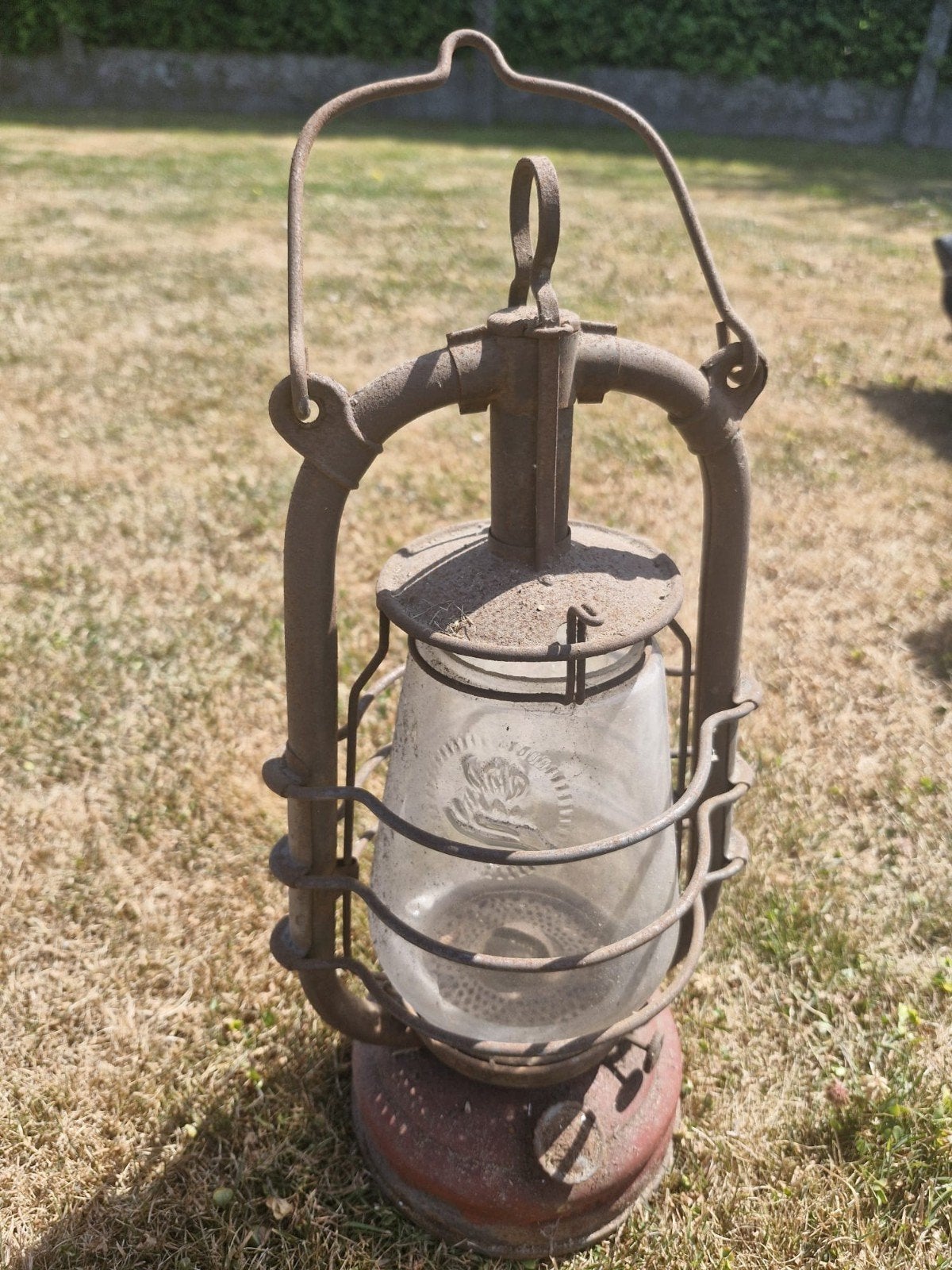 Antieke olielamp, Antiek en Kunst, Ophalen