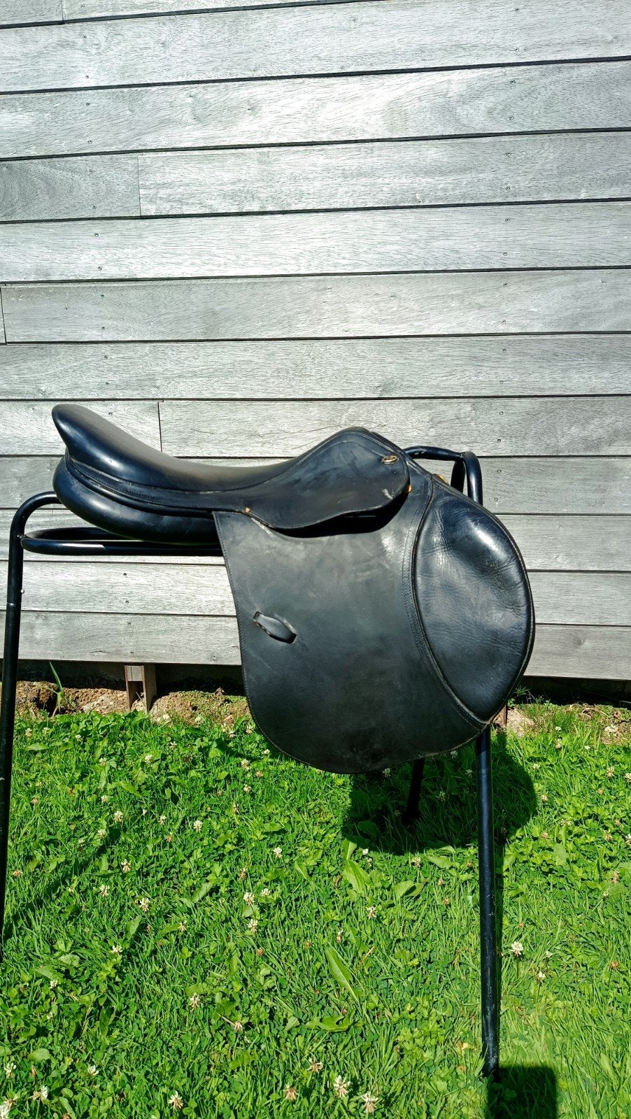 Prestige zadel maat 17,5', Dieren en Toebehoren, Paarden en Pony's | Overige Paardenspullen, Ophalen, Gebruikt, Springen