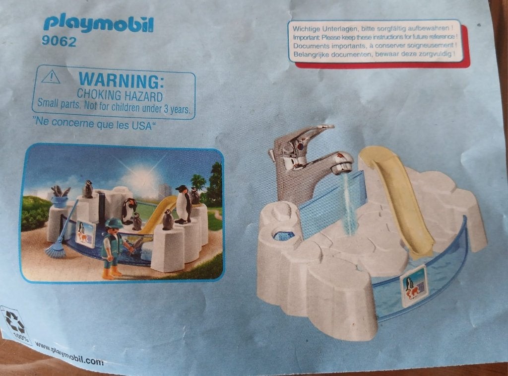 Playmobil - Bassin aux manchots, Enfants & Bébés, Comme neuf, Enlèvement, Autres types, Pièces détachées
