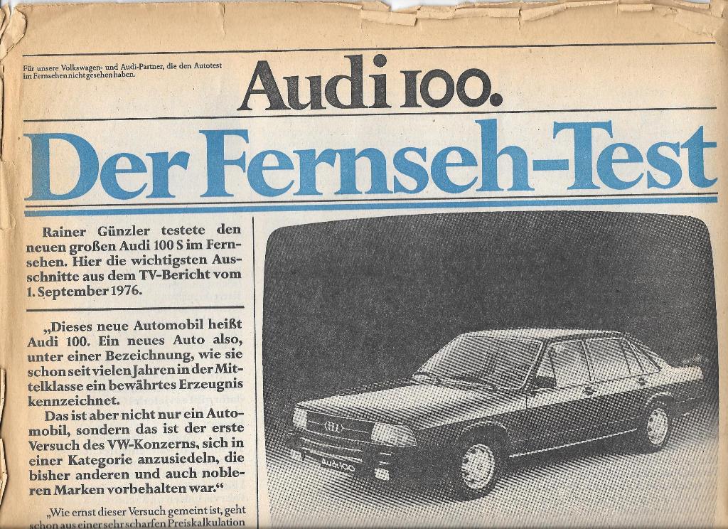 AUDI 100,  1981, Ophalen of Verzenden, Zo goed als nieuw, Audi