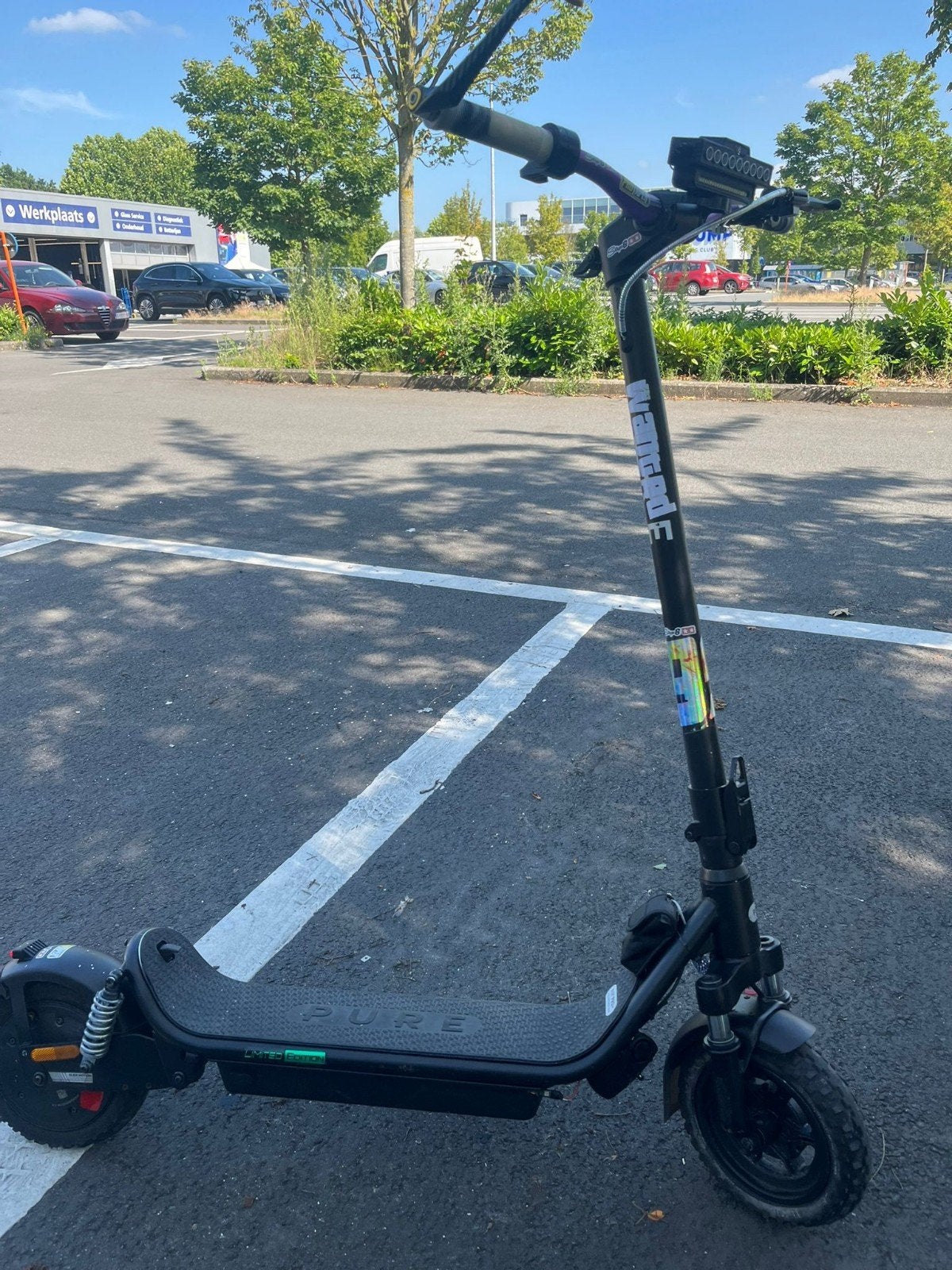 Pure air 5 pro plus suspension met duure custems waste prijs, Fietsen en Brommers, Ophalen, Zo goed als nieuw, Elektrische step (E-scooter)