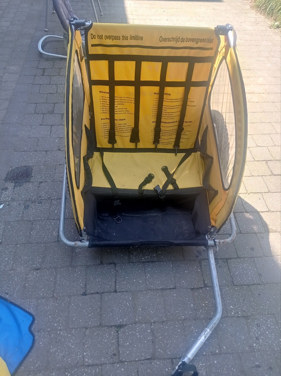 X-tract fiets kar, Ophalen