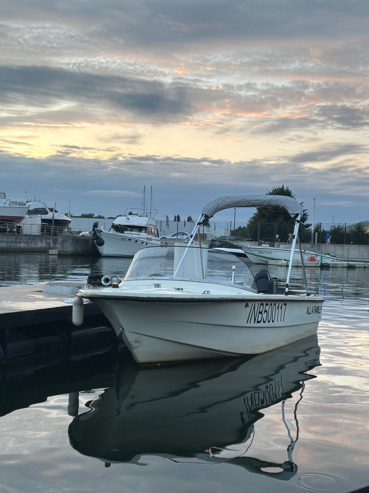 Almarine 430 met mercury 50pk 2takt + trailer, Watersport en Boten, Speedboten, Ophalen, Gebruikt, Overige brandstoffen, Met afstandsbediening