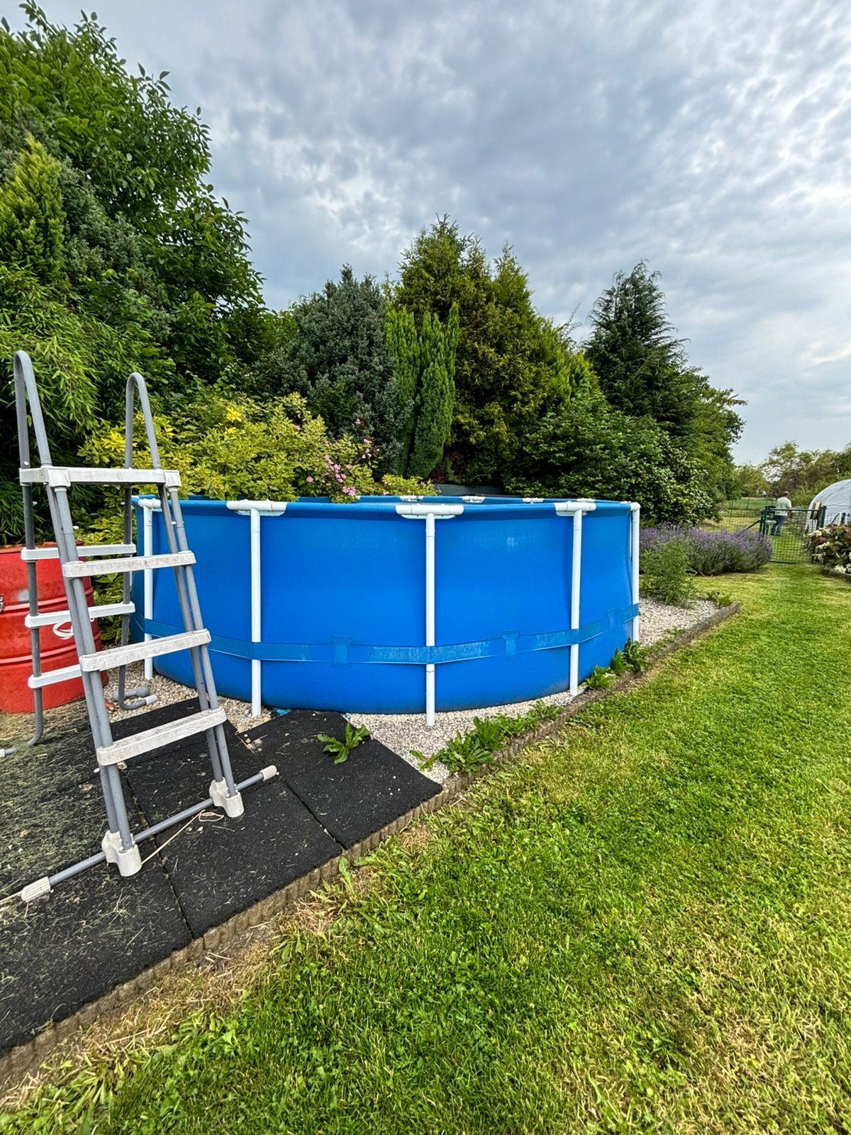 Piscine intex robde de 457x122, Gebruikt, Rond, Ophalen, 120 cm of meer