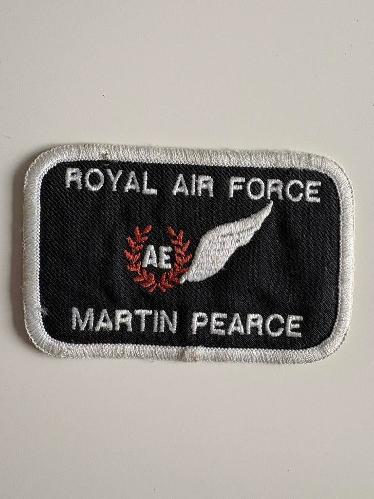 RAF Air Electronics name patch, Verzamelen, Ophalen of Verzenden