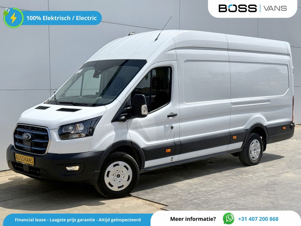 Ford E-Transit 68 kWh 184PK L4H3 Elektrisch 317km WLTP 95,9%, Achat, 135 kW, Entreprise, 3 places