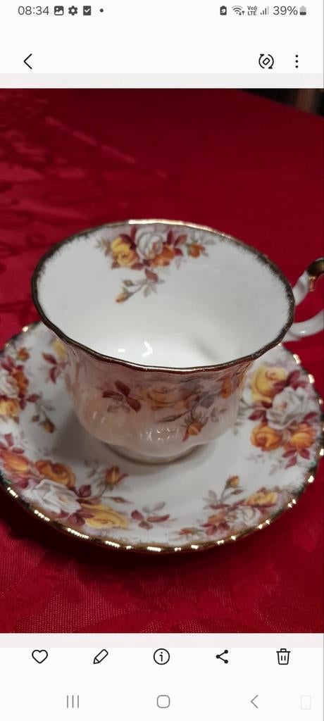 Tasses Royal Albert, Verzamelen, Ophalen