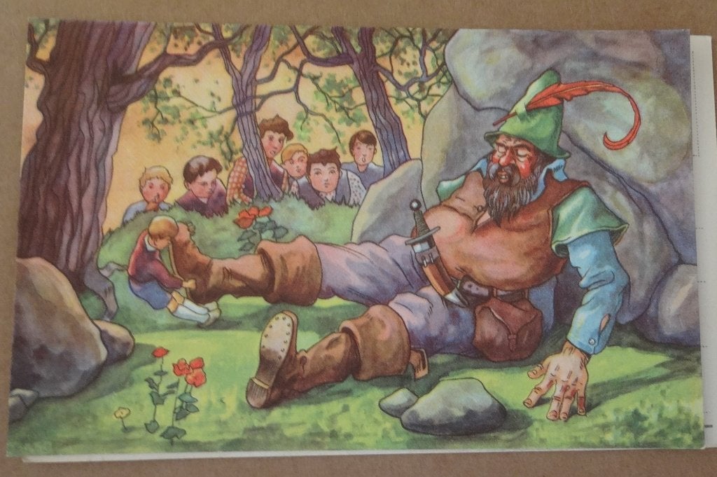 retro postkaarten sprookjes, Ophalen of Verzenden, Overige thema's