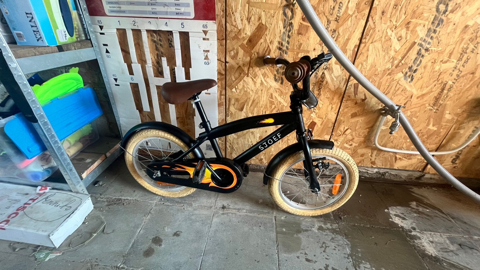 Sjoef stoere jongensfiets 6-8 jaar, Ophalen, Gebruikt, Heren, Overige merken