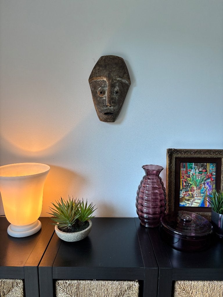 Masque africain handmade ancien, Antiquités & Art, Enlèvement ou Envoi, Masque, Fait main