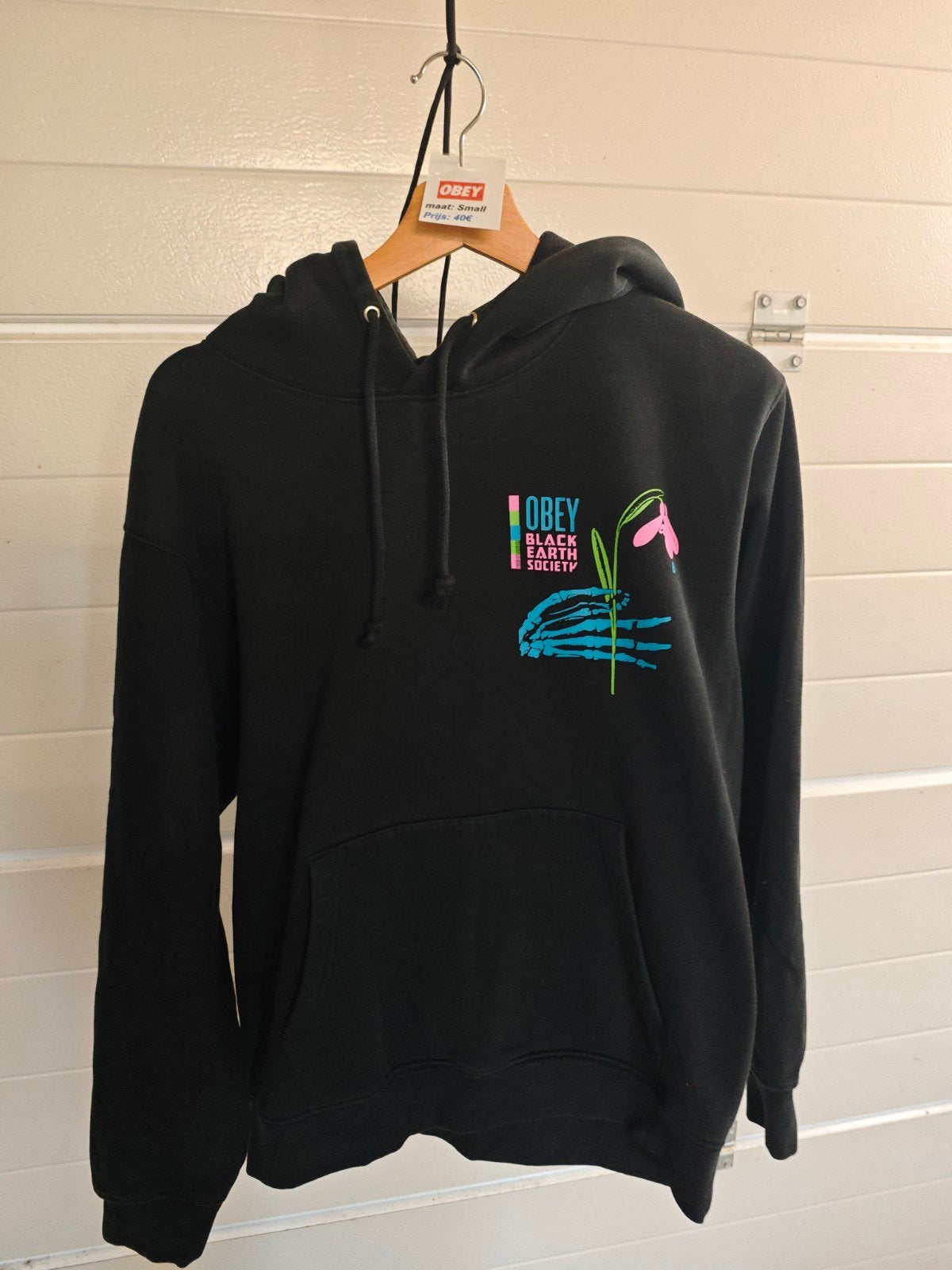Obey toffe trui small, Kleding | Heren, Ophalen, Zwart