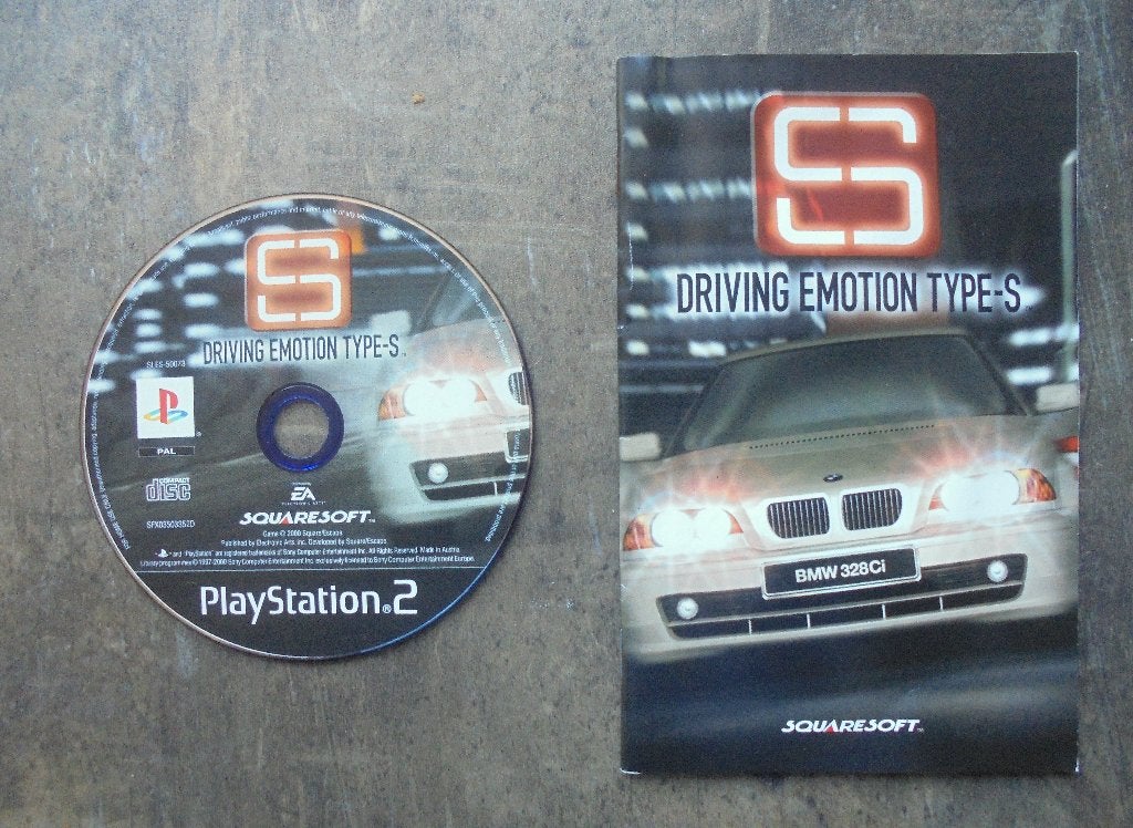 Driving Emotion Type-S voor PS2 (zie foto's), Consoles de jeu & Jeux vidéo, Jeux | Sony PlayStation 2, Enlèvement ou Envoi, 1 joueur