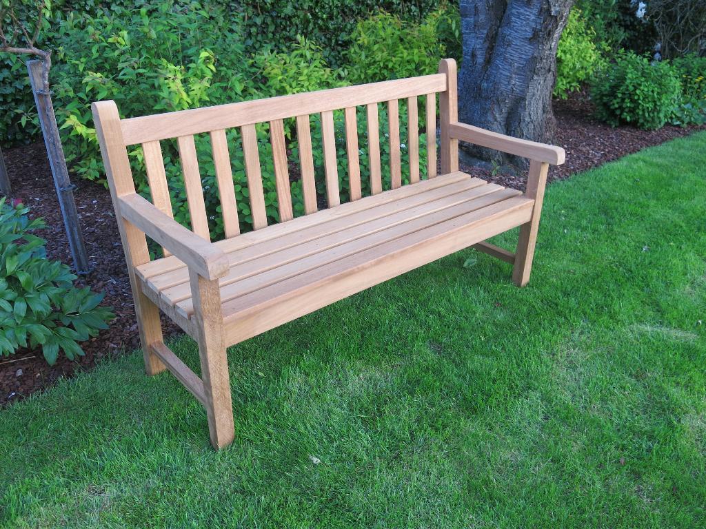 banc de jardin en teck classique à vendre, Enlèvement, Neuf, Bois de teck