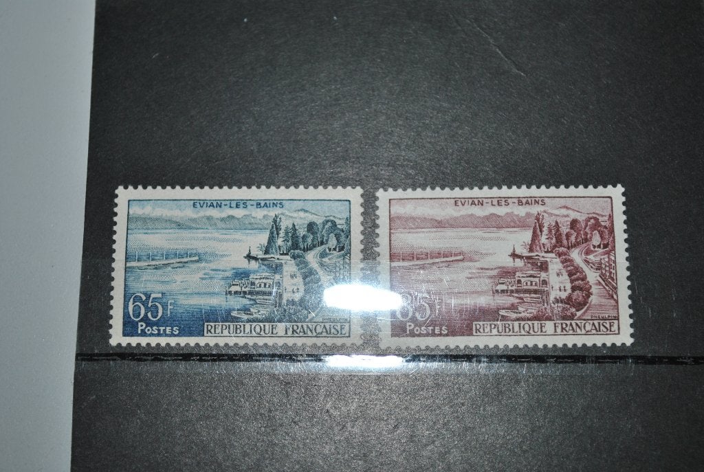 France 1957/59 Evian MNH, Envoi, Non oblitéré
