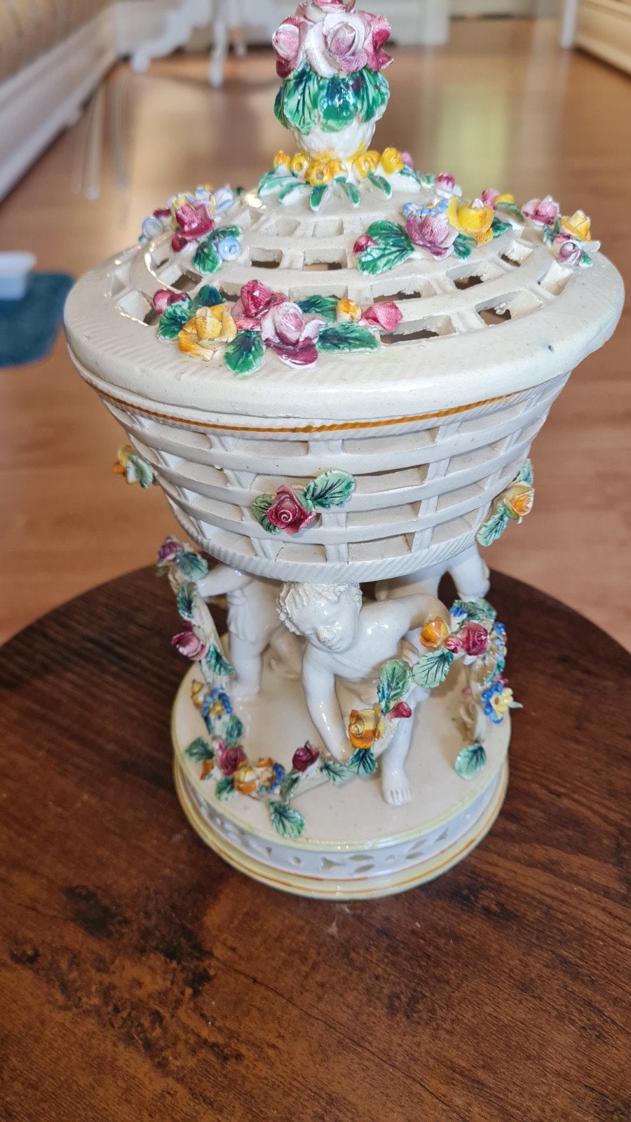 Décoratifs porcelaine 13×27cm.Dizaines comme Von Schierholz, Enlèvement