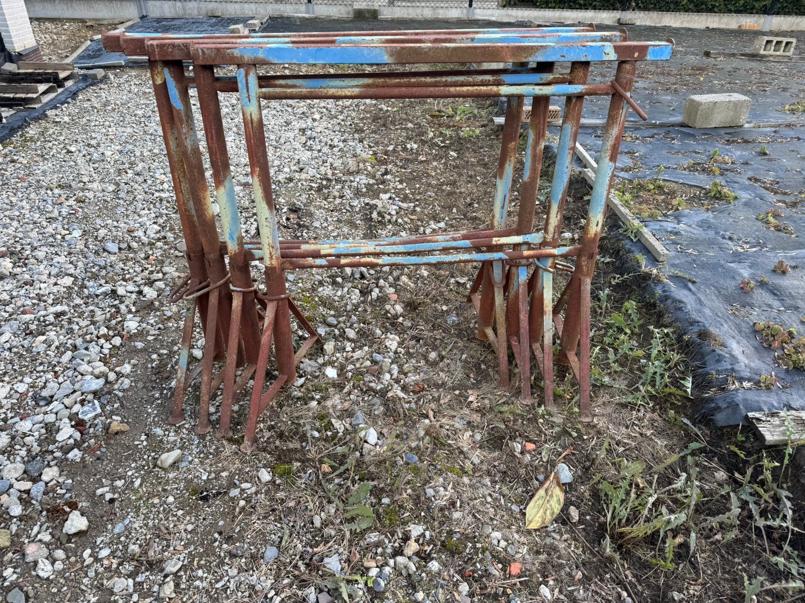 4 metserschragen, Doe-het-zelf en Bouw, Ophalen, Gebruikt, Overige typen, Minder dan 2 meter