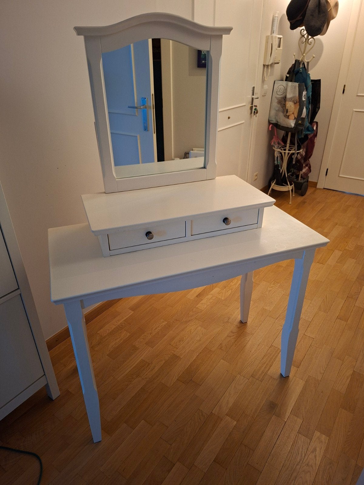 Console avec tiroirs et miroir, 100 à 150 cm, Enlèvement, Utilisé, 100 à 150 cm