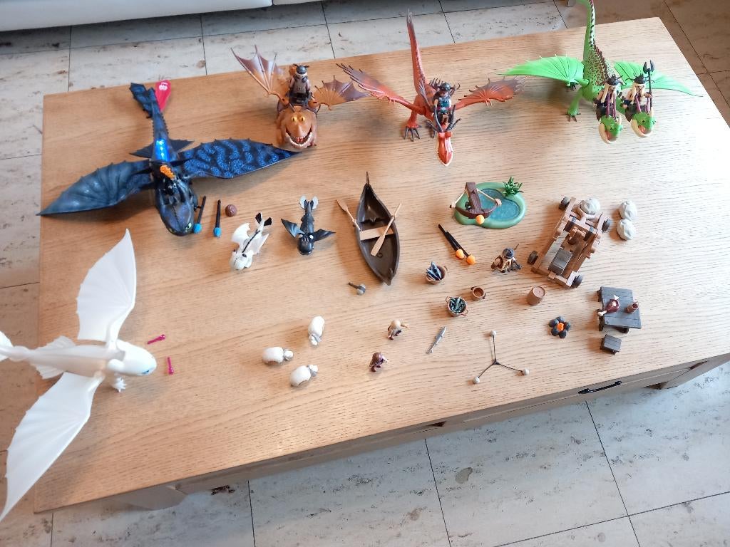 Playmobil Dragons, Ophalen, Gebruikt