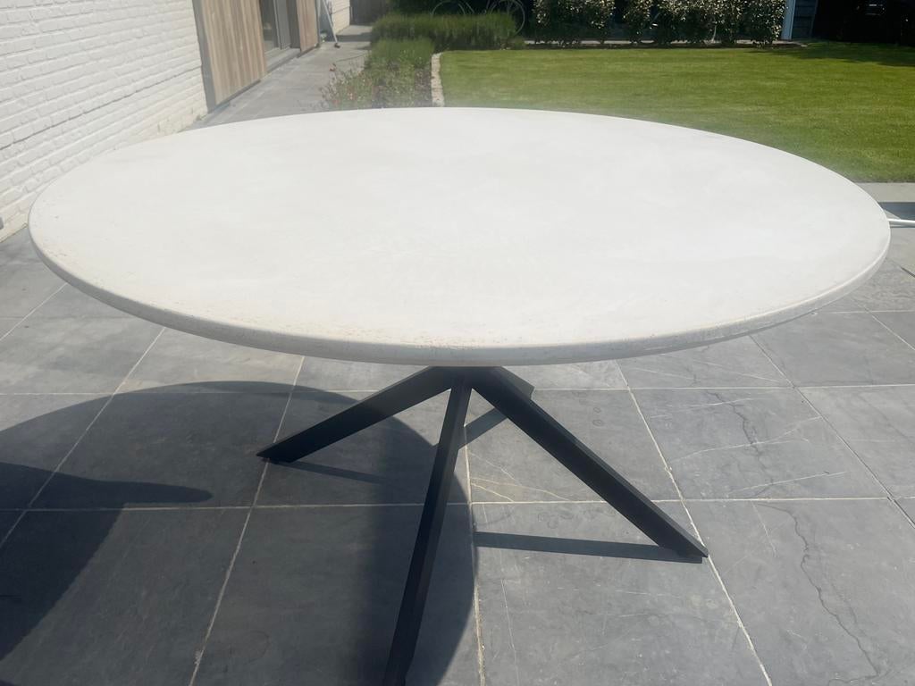 Mortex tafel, Ophalen, Gebruikt, Metaal