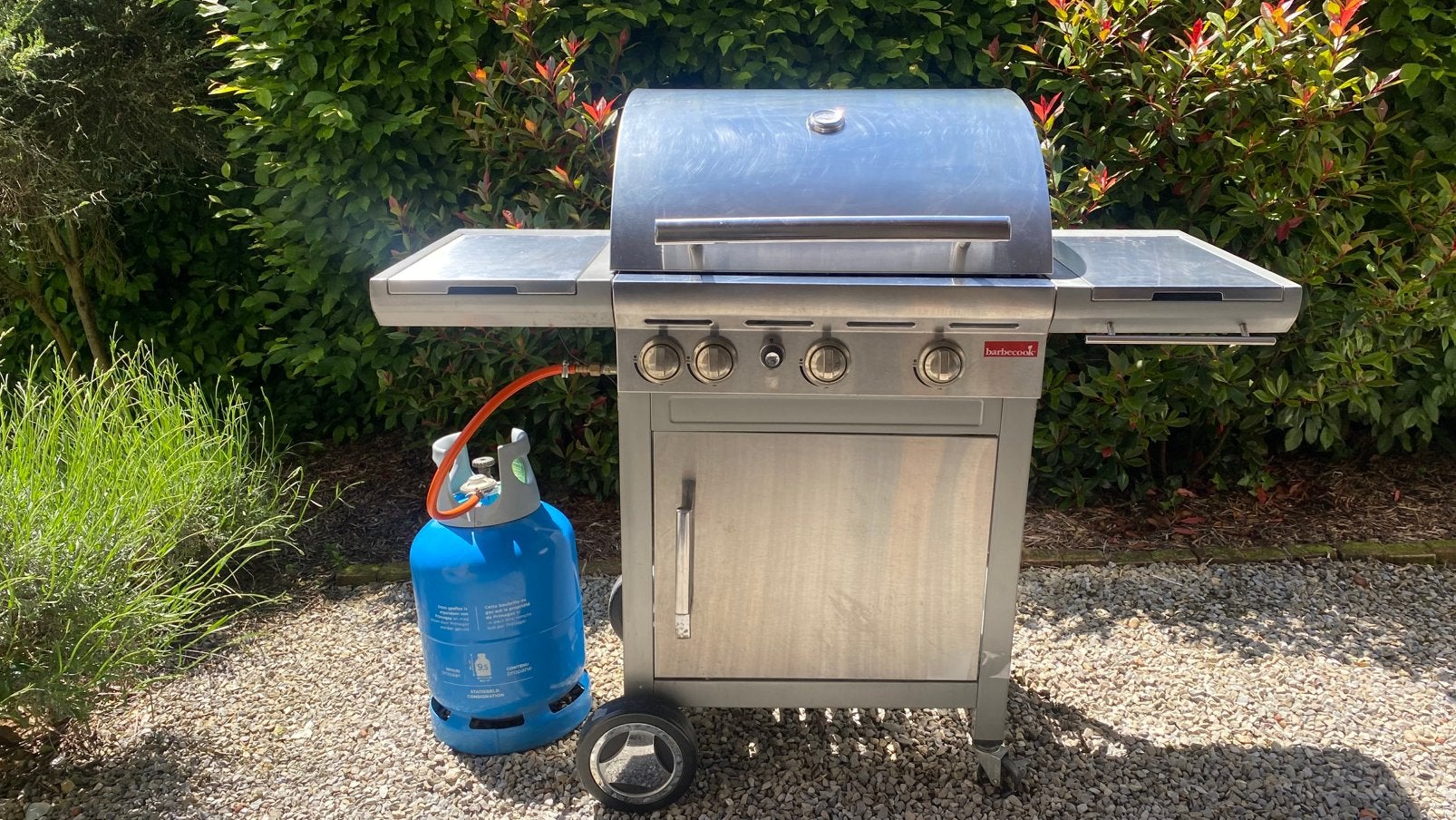 Barbecook gas barbecue met 3 bakplaten, Tuin en Terras, Ophalen, Gebruikt