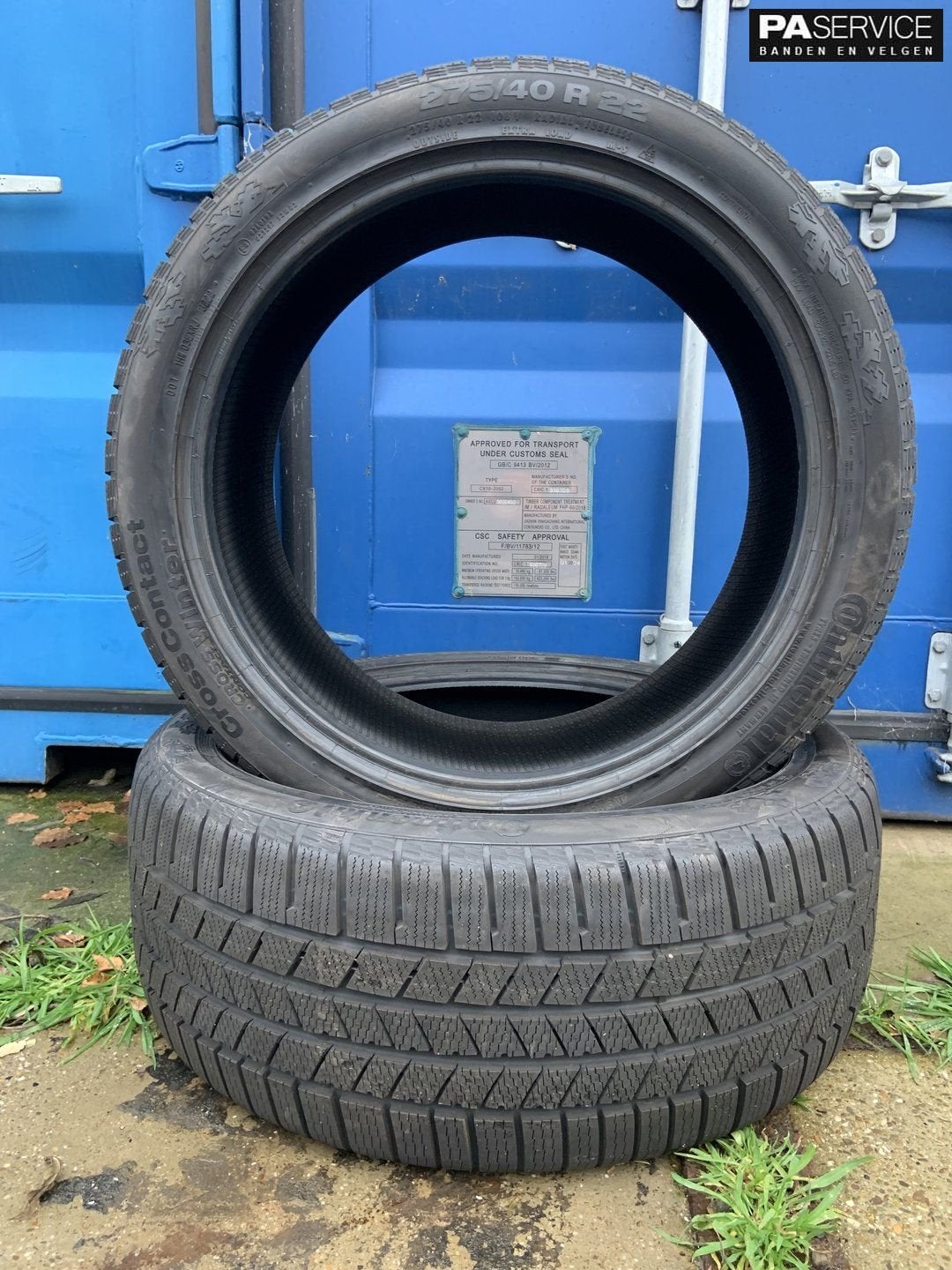 2x Continental 275 40 22 Winterbanden met 8.4 mm, Auto-onderdelen, Gebruikt, -, 275 mm, -