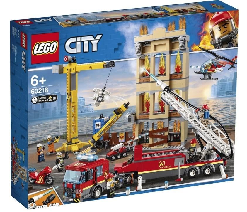 Nieuw: 60216 LEGO City Brandweerkazerne in de Stad, Enlèvement ou Envoi, Neuf, Ensemble complet, Lego