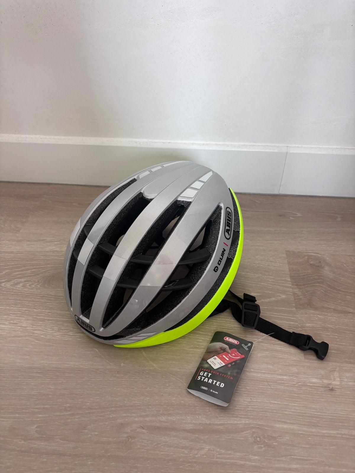 Abus Aventor Quin Neon geel, Ophalen, Nieuw, Overige maten, Heer of Dame