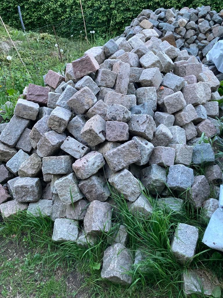 Kasseien zweeds graniet, Tuin en Terras, Ophalen