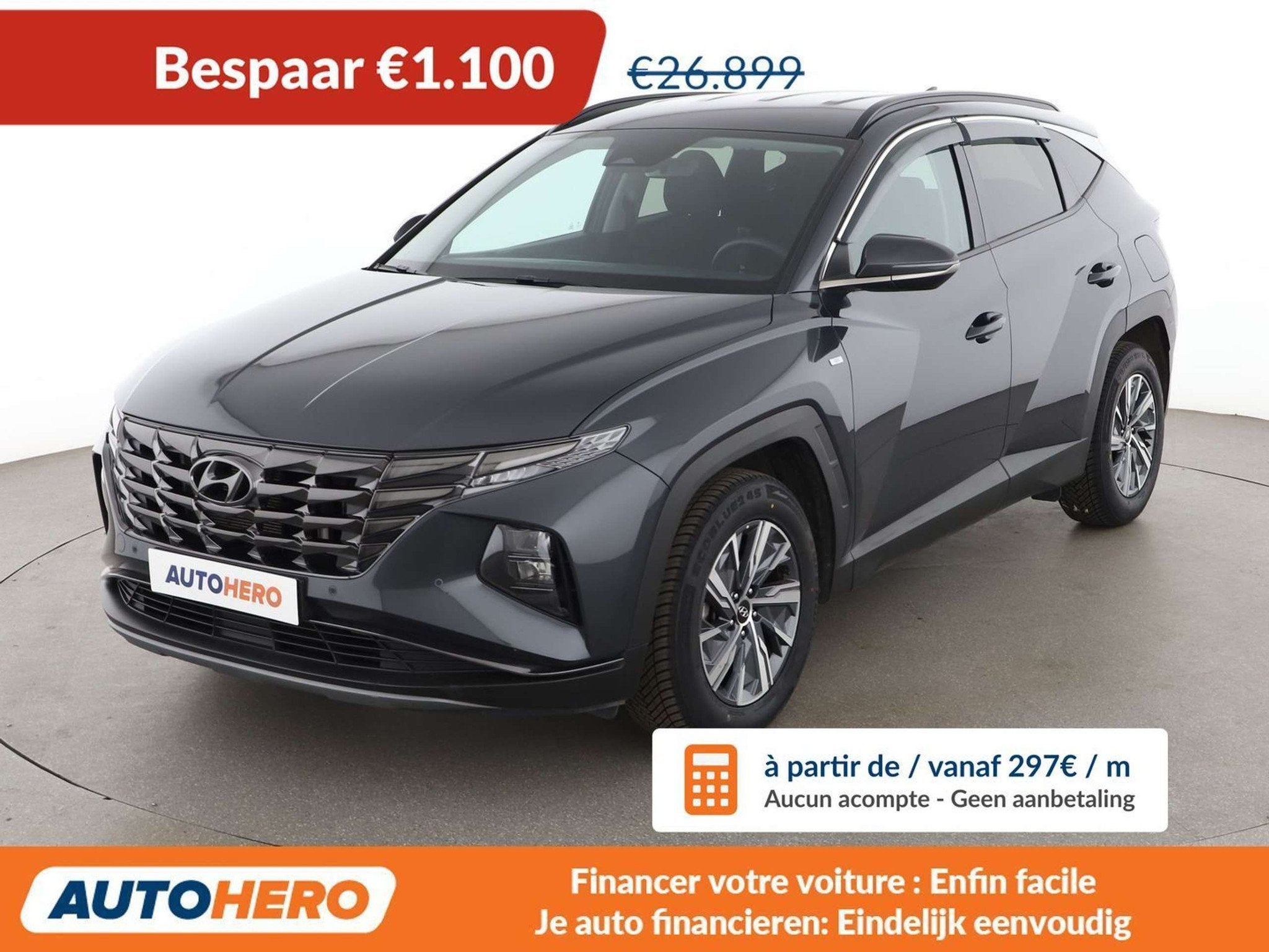 Hyundai Tucson 1.6 Maxx Safe 2WD (bj 2024, automaat), Stof, Gebruikt, 5 zetels, 5 deurs