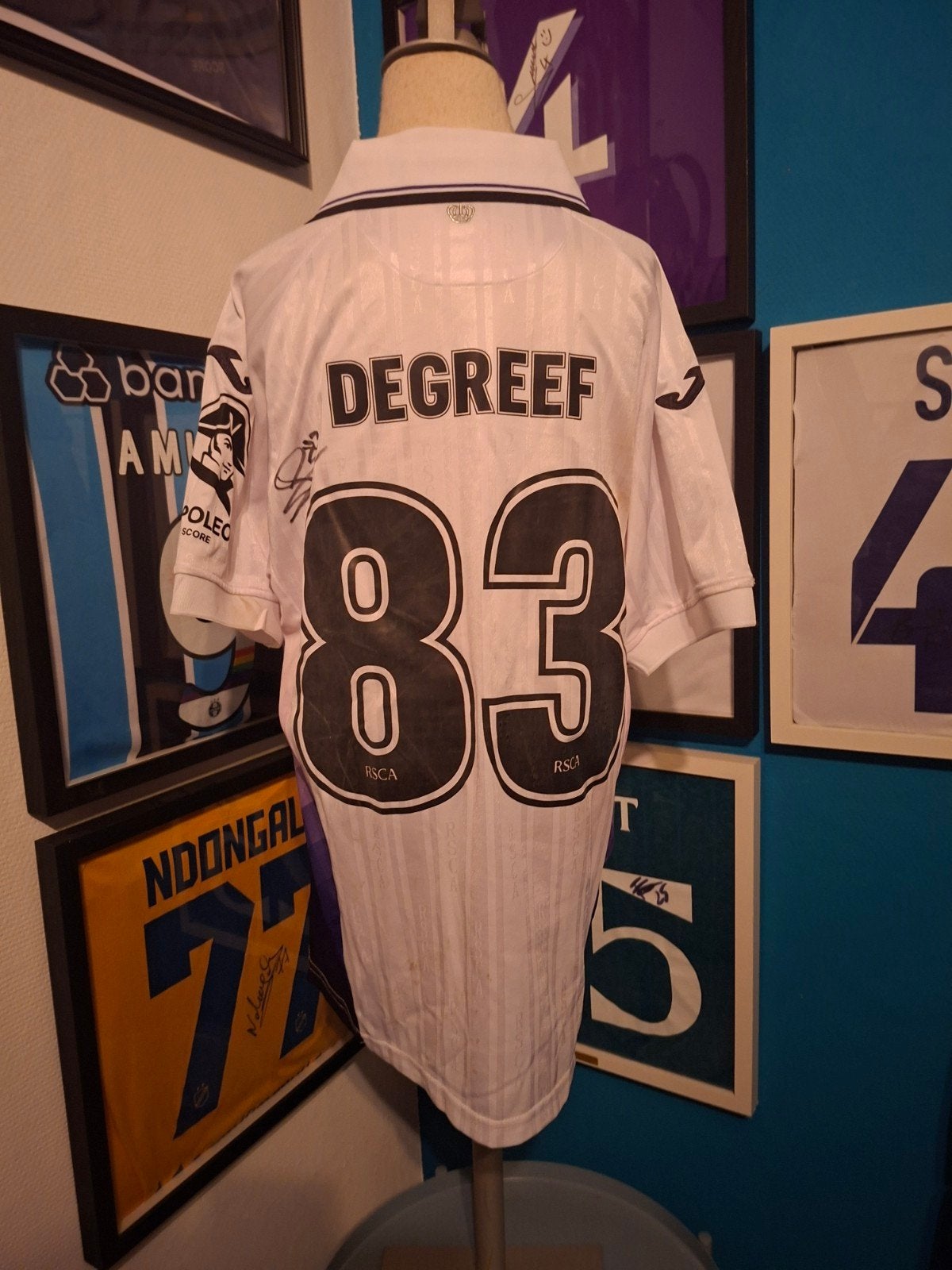 matchworn anderlecht tristan Degreef, Verzamelen, Ophalen of Verzenden, Gebruikt