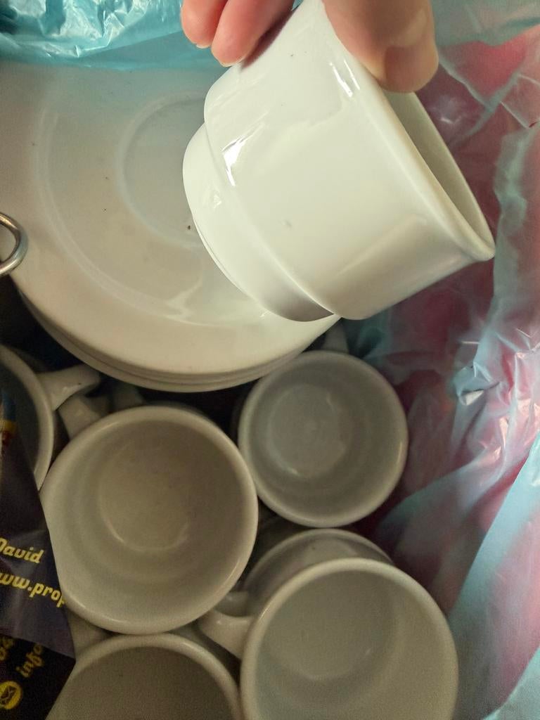 Koffie tassen en ondertasjes, Diversen, Levensmiddelen, Ophalen