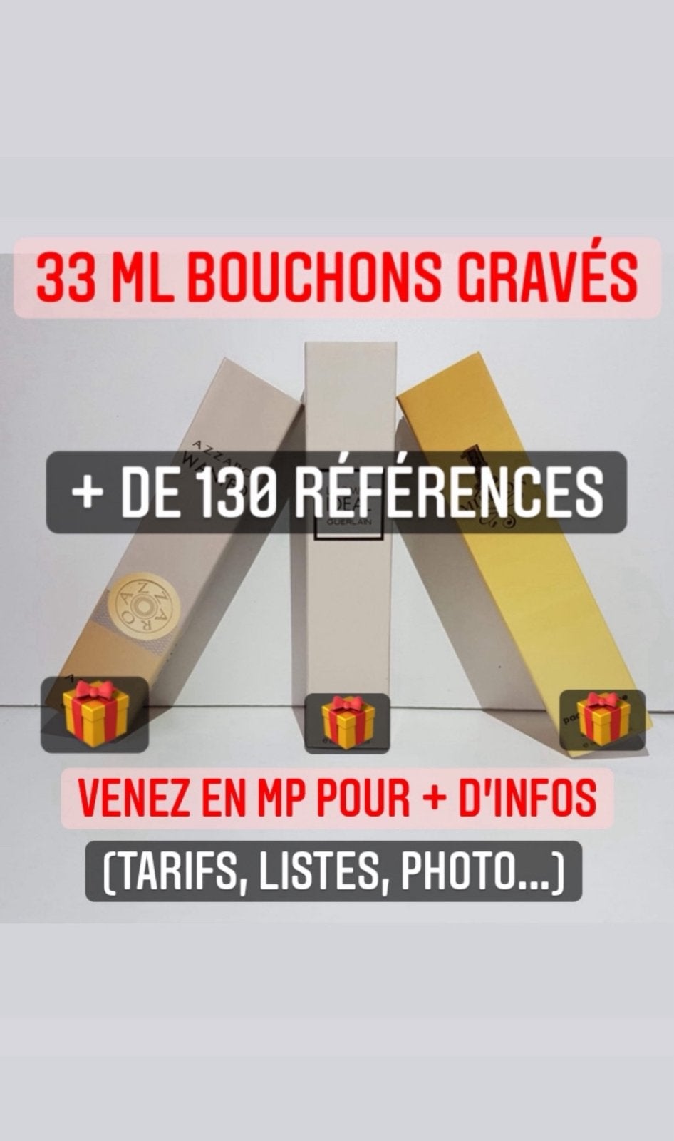 Parfums 33ml 100ml coffrets sprays et brumes de corps, Enlèvement ou Envoi, Neuf