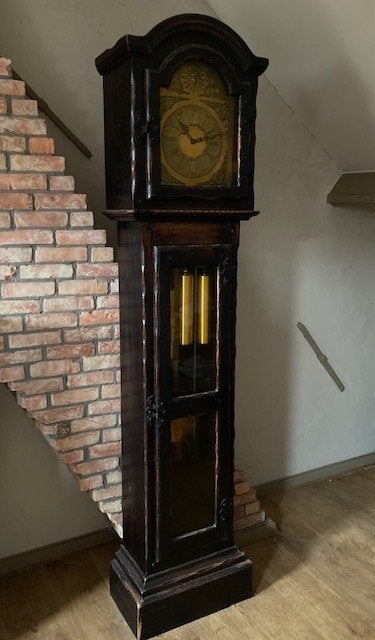 Staande klok, Huis en Inrichting, Ophalen, Gebruikt, Bruin, Landelijk