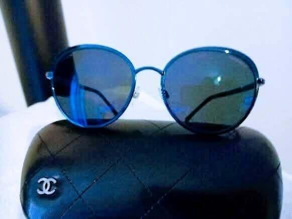 CHANEL Zonnebril unisex, Handtassen en Accessoires, Zonnebrillen en Brillen | Heren, Overige merken, Zonnebril, Blauw, Ophalen of Verzenden