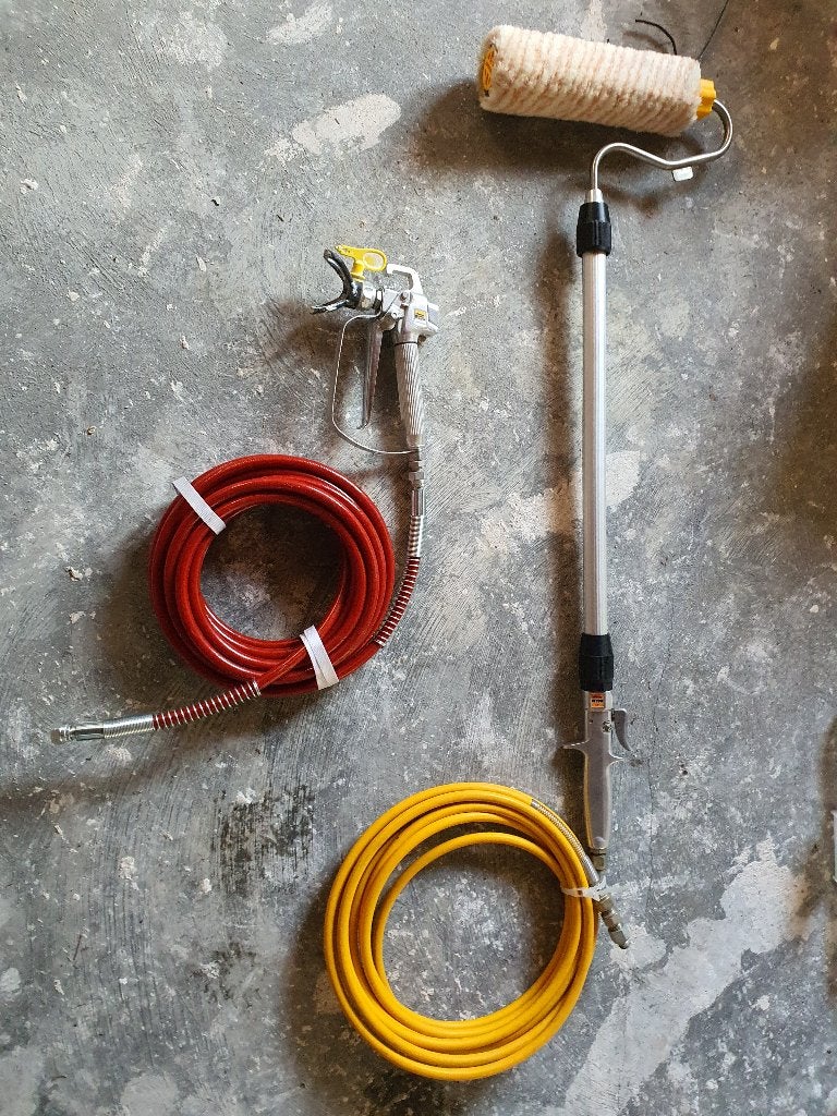 Wagner InlineRoller 100 - Airless Verfroller + Airless Vecto, Ophalen, Nieuw, Verfroller