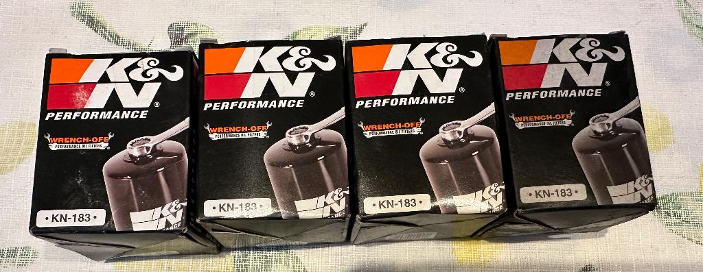 K&N Oliefilter KN-183, Motoren, Onderdelen | Overige, Ophalen of Verzenden, Nieuw