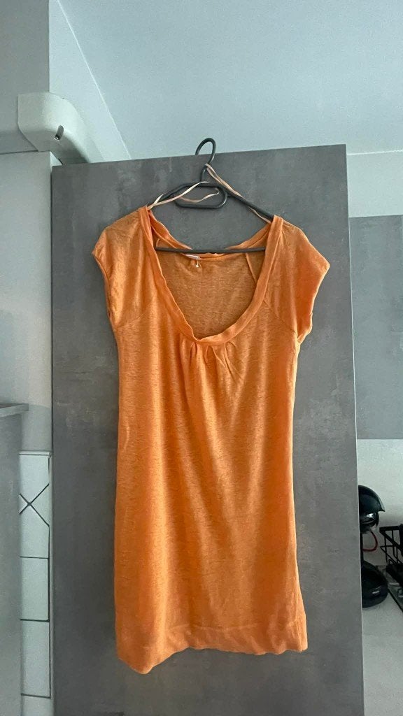 BLOUSE neuve CAMAIEU orange S, Vêtements | Femmes, Blouses & Tuniques, Neuf, Enlèvement ou Envoi, Taille 36 (S), Camaieu
