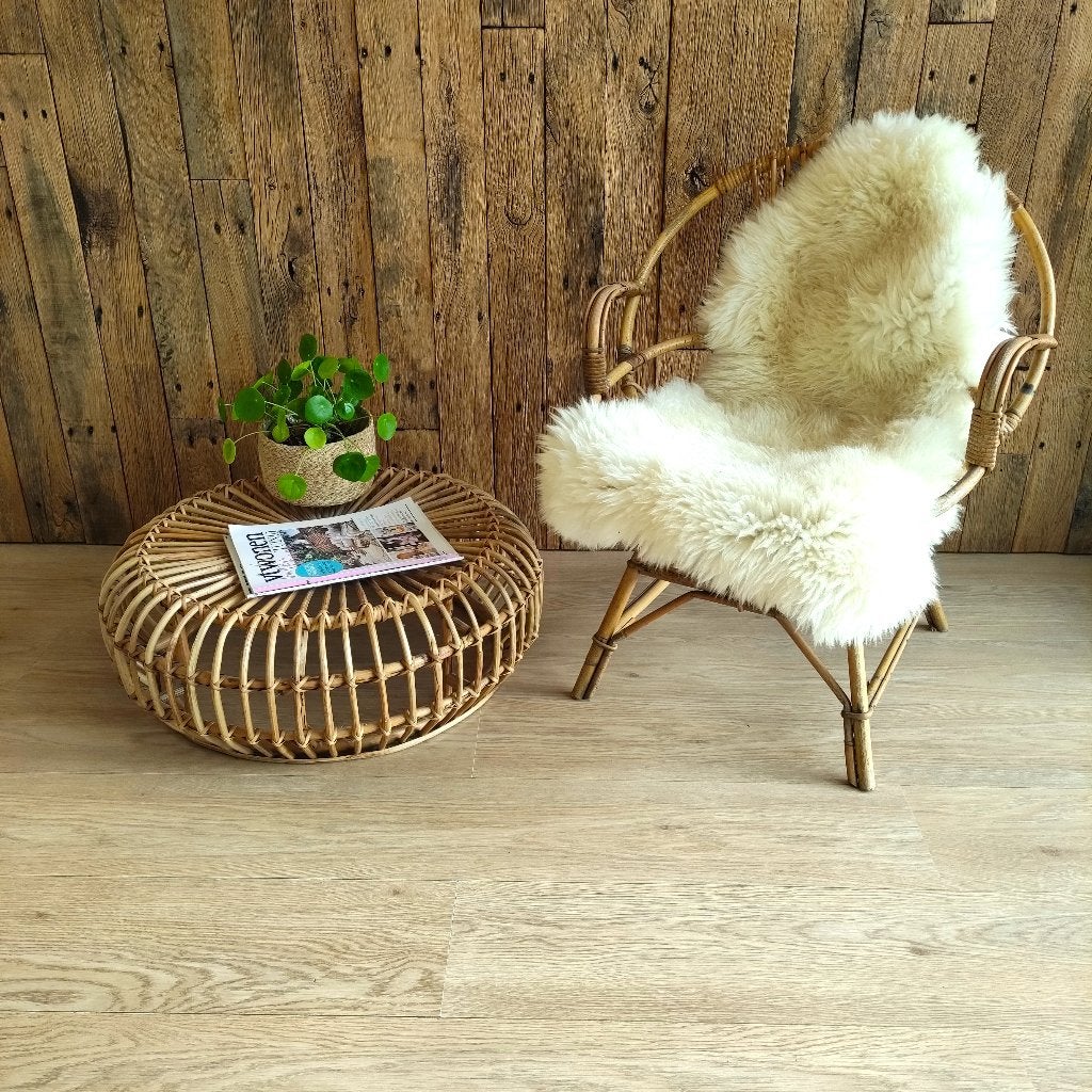 Rotan bijzettafel / huwelijksdecoratie rotan, Ophalen, Gebruikt, Rond
