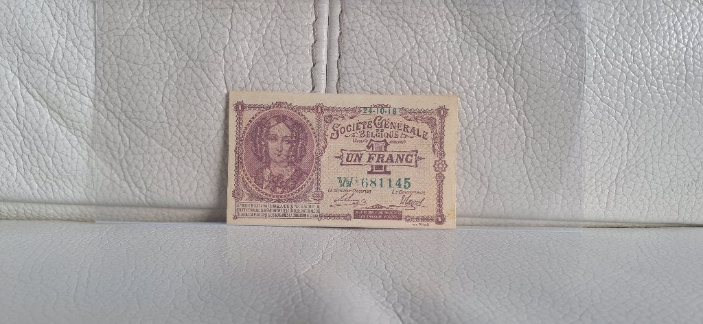 1 franc 1918 - Société Générale - Unc, Envoi, Billets en vrac