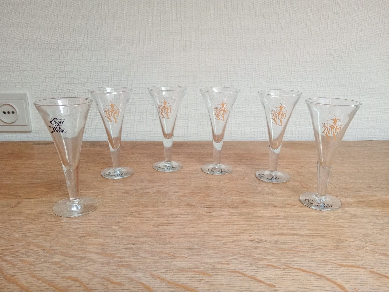 Lot de 6 verres Eau de Villée, Enlèvement