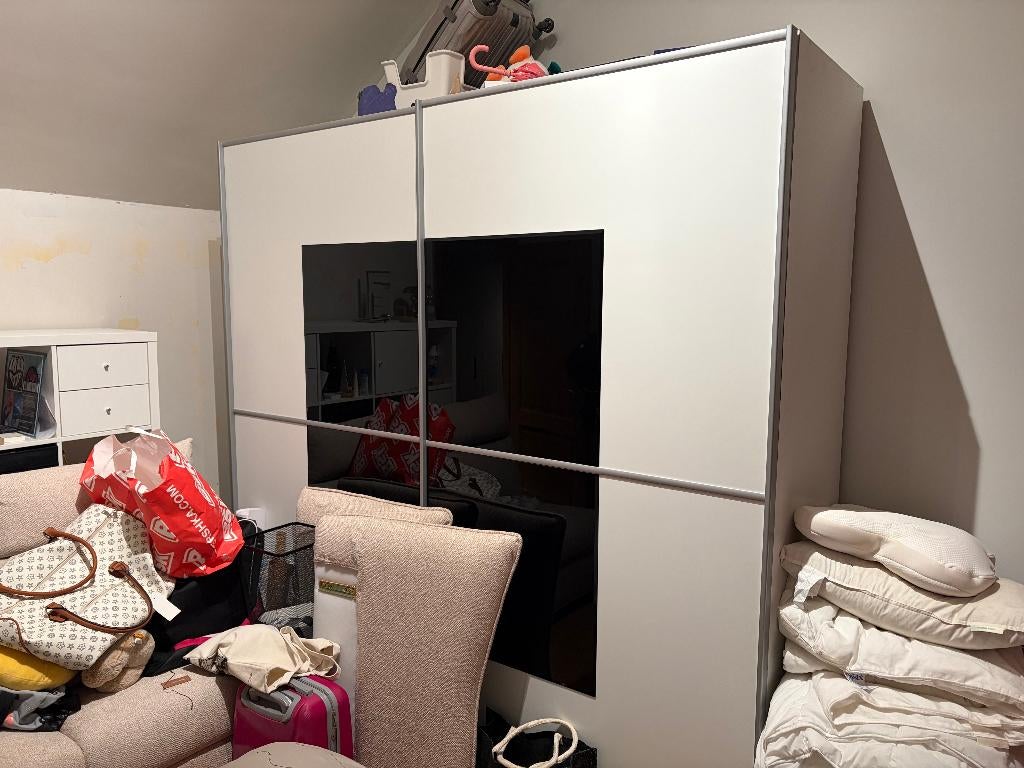 garde robe coulissante, 200 cm ou plus, Comme neuf, Enlèvement, Moderne