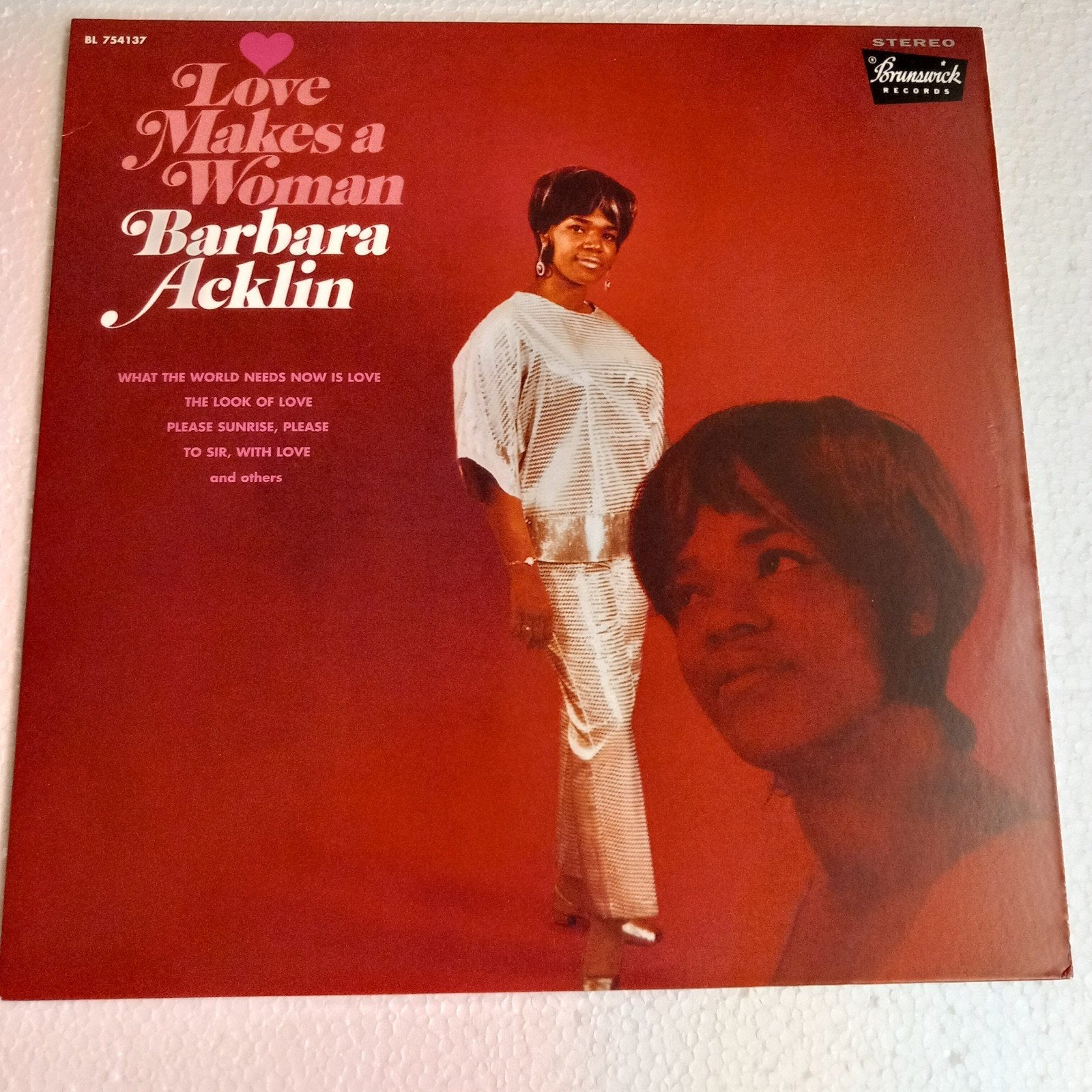 BARBARA ACKLIN. LOVE MAKE A WOMAN. R&B USA LP, Ophalen of Verzenden, Zo goed als nieuw, R&B, LP