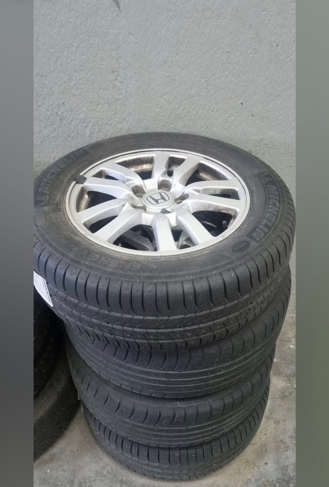 Pneus et jantes Honda Michelien 215/60R16 excellent état, Enlèvement, 16 pouces, Pneu(s)