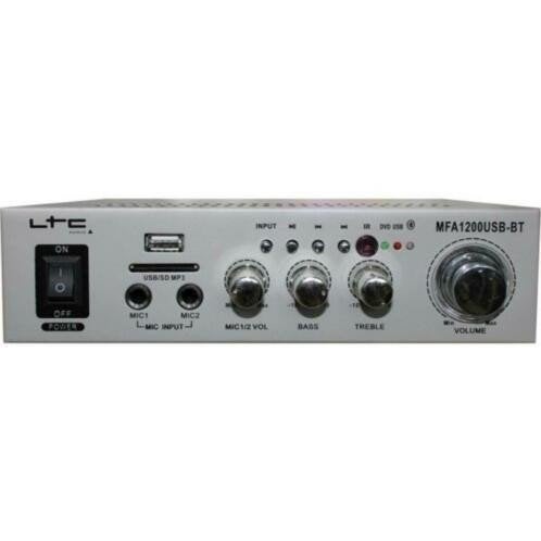 Karaoke Versterker Usb,Sd en Bluetooht 2 x 50Watt 7005-B, Ophalen of Verzenden, Nieuw